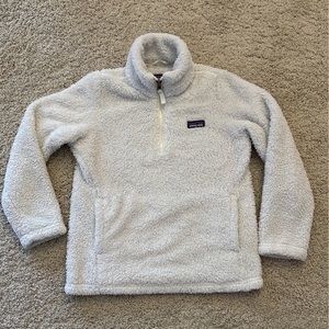 Patagonia Girls Los Gatos 1/4 zip pullover fleece small (7/8)